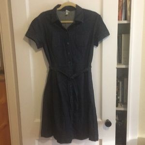 Merona denim button-down dress